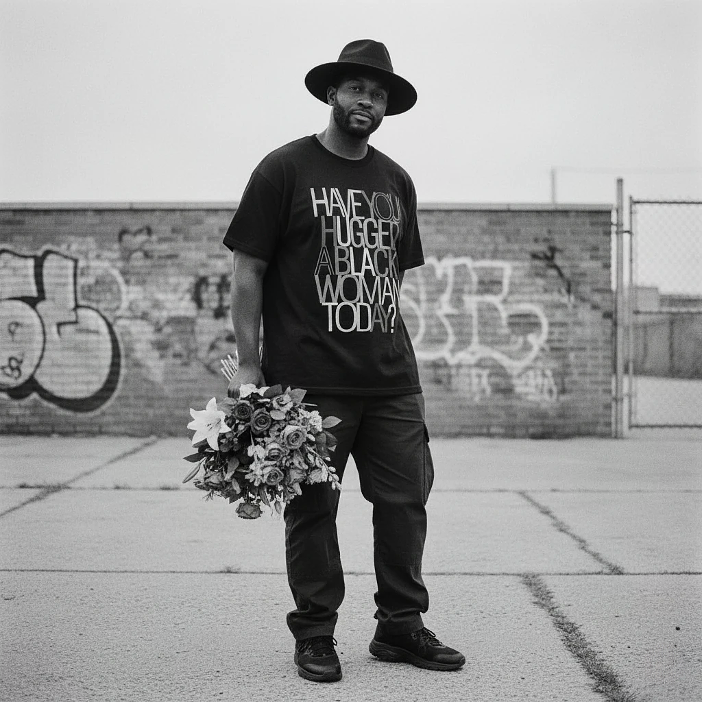 Hugged A Black Woman Tee