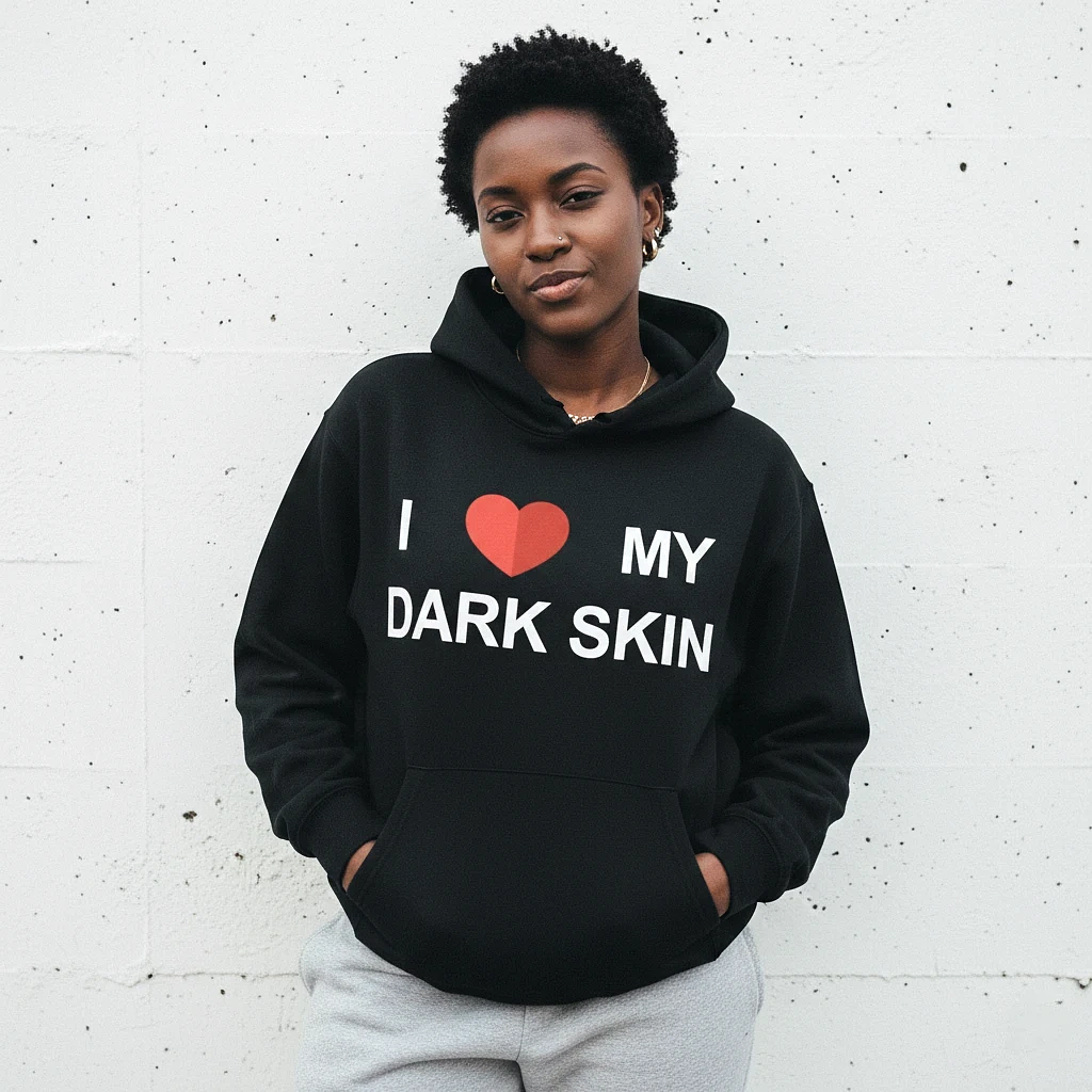 I Love My Dark Skin Hoodie
