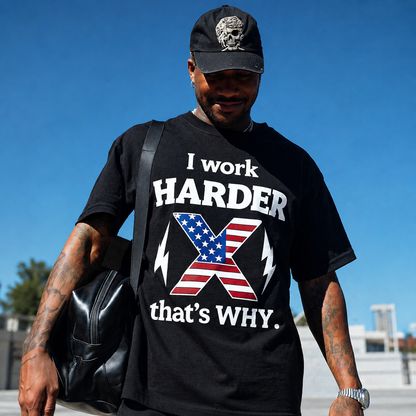 I Work Harder Tee