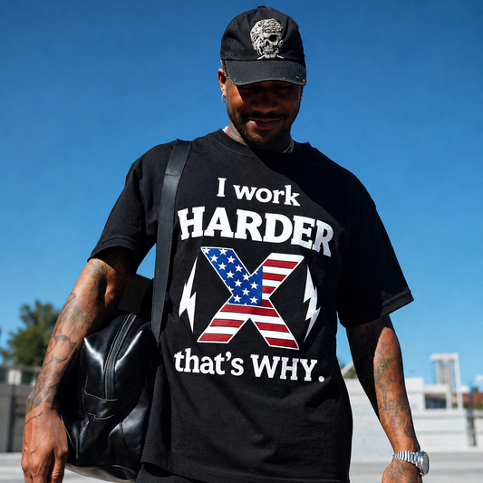 I Work Harder Tee