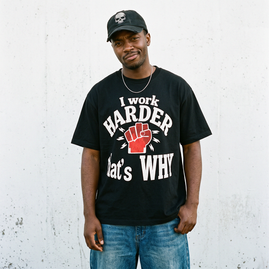 I Work Harder Tee