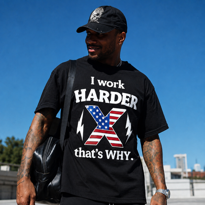 I Work Harder Tee