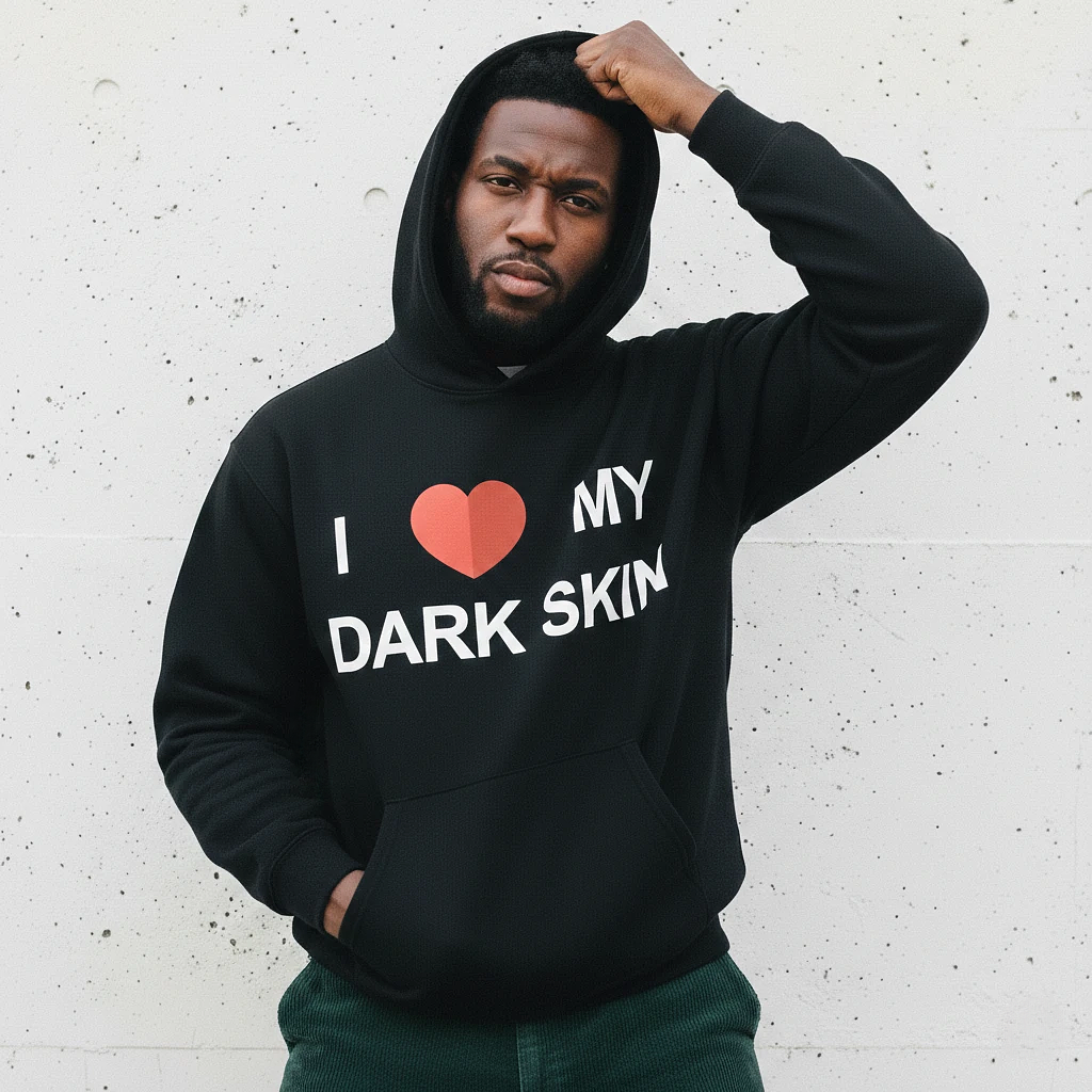 I Love My Dark Skin Hoodie