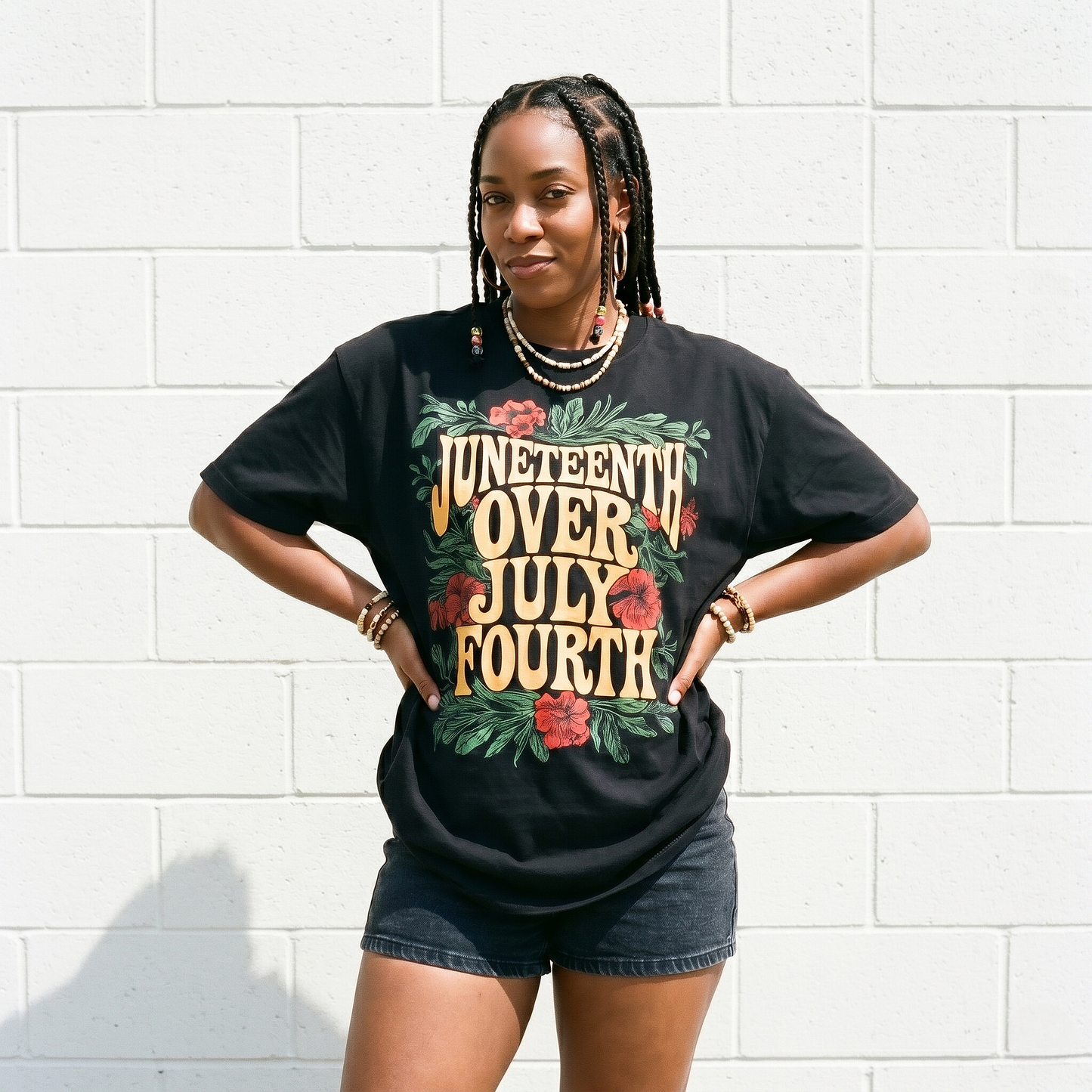Juneteenth Over July Fourth Tee