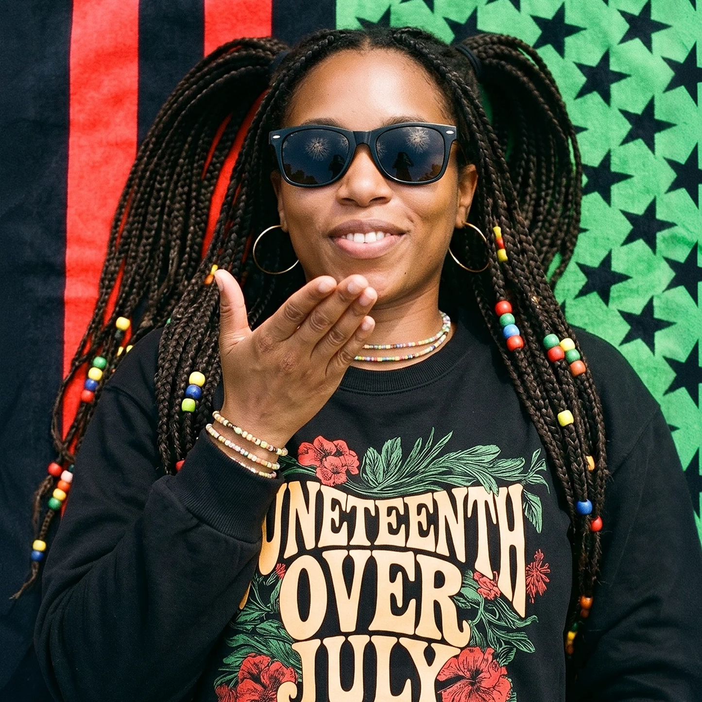 Juneteenth Over July Fourth Sweatshirt