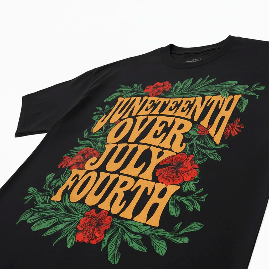 Juneteenth Over July Fourth Tee