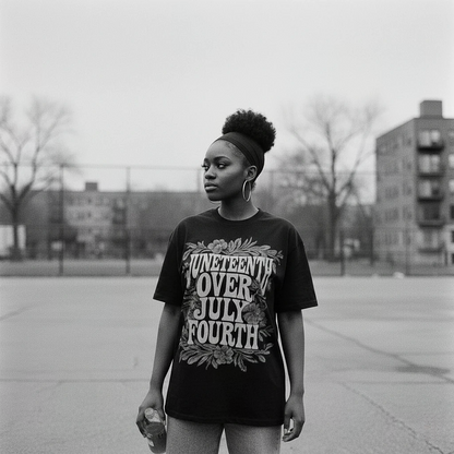 Juneteenth Over July Fourth Tee