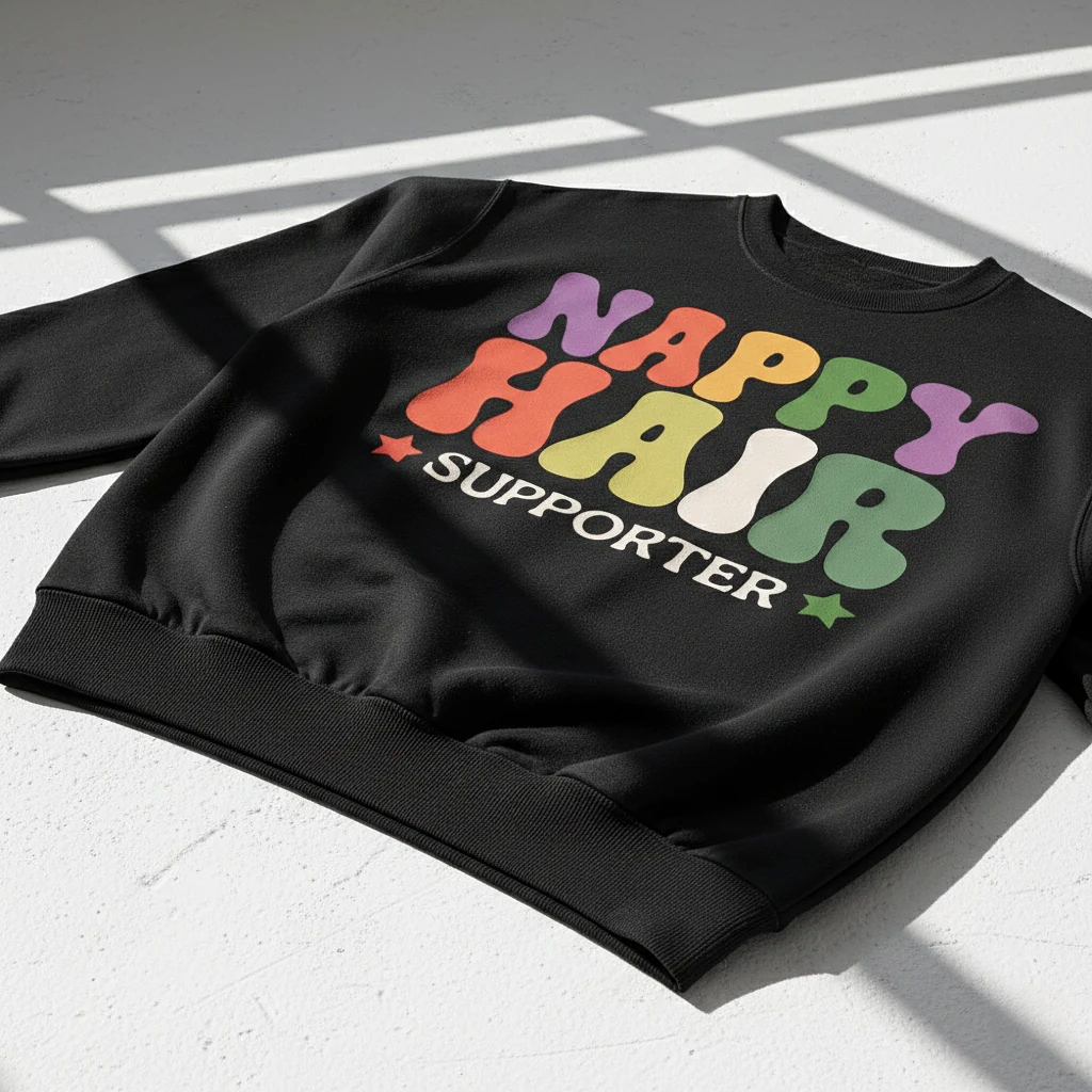Nappy Hair Supporter Sweatshirt