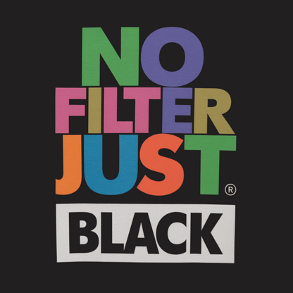 No Filter Just Black Sweatshirt