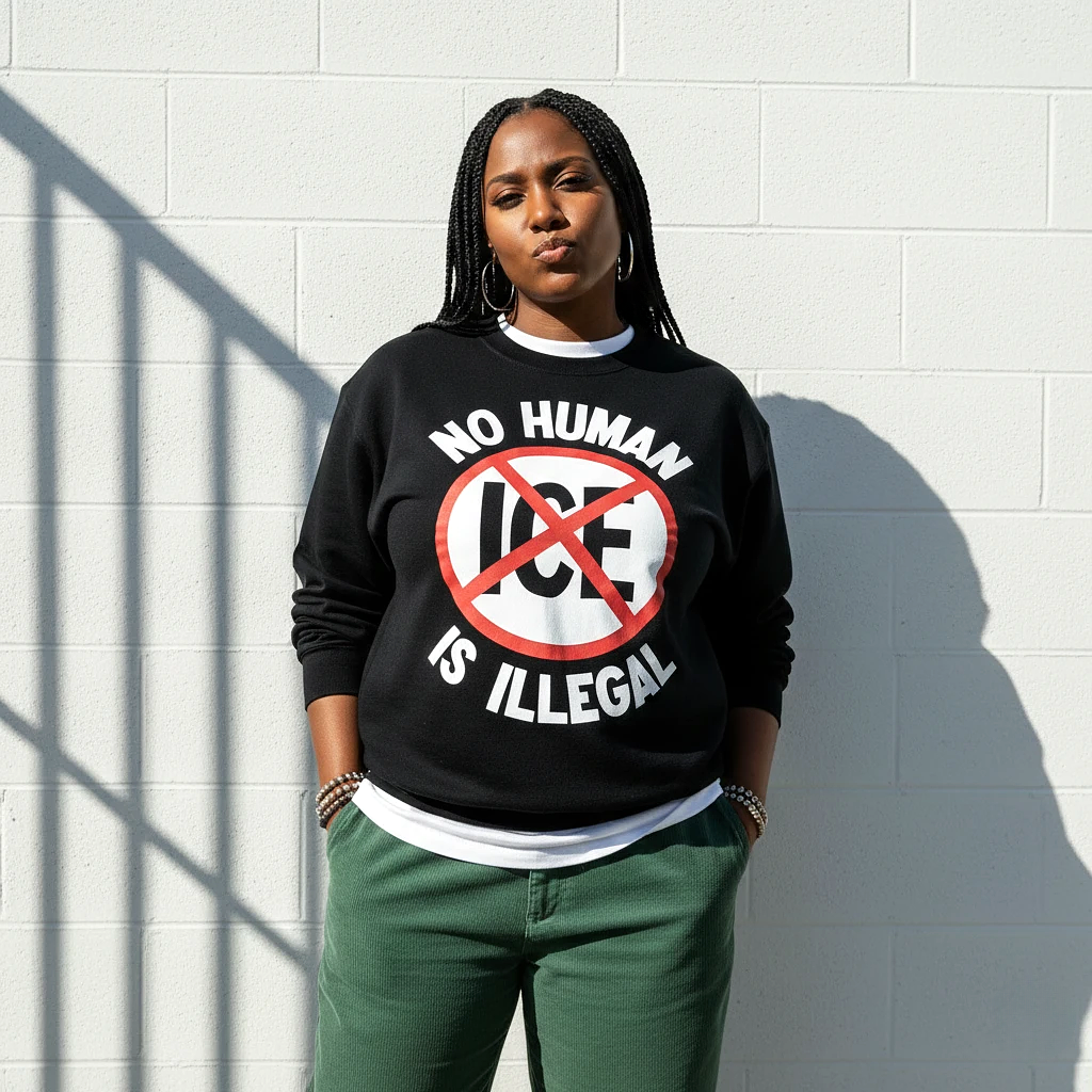 No Human Is Illegal Sweatshirt