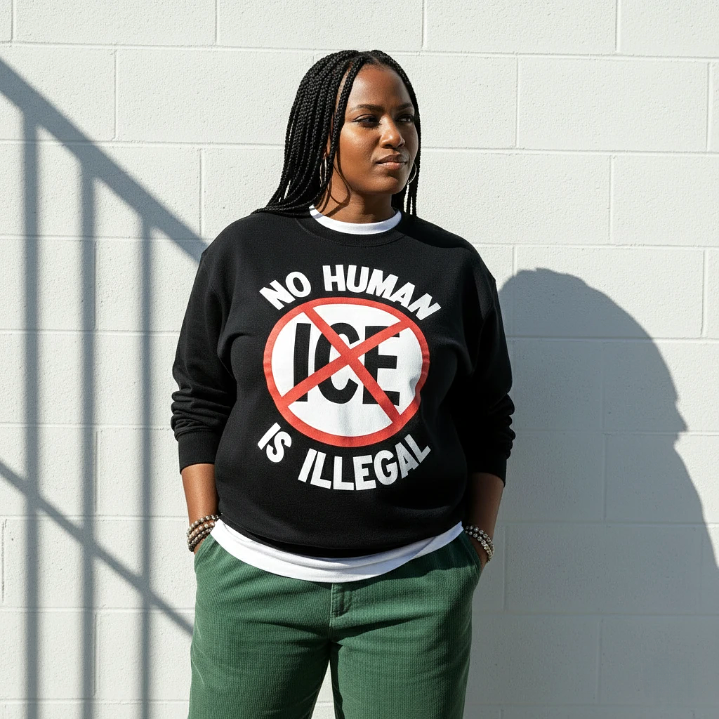No Human Is Illegal Sweatshirt