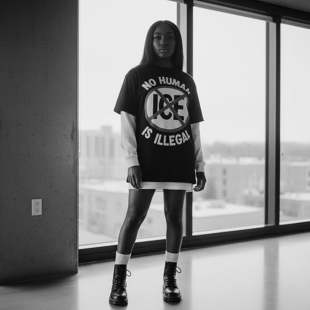 No Human Is Illegal Tee