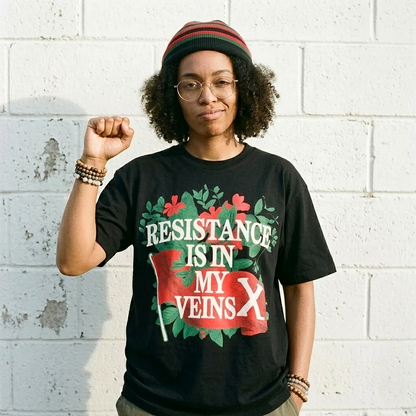 Resistance Is In My Veins Tee