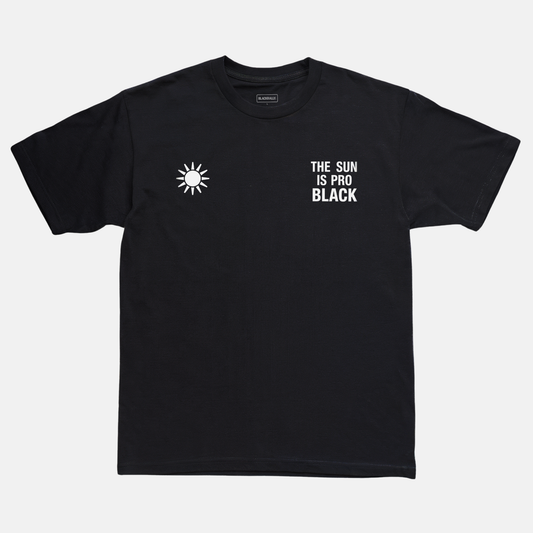 The Sun Is Pro Black Tee