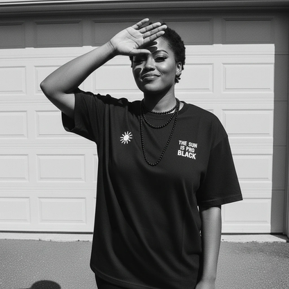 The Sun Is Pro Black Tee