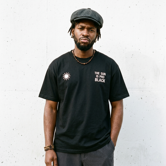 The Sun Is Pro Black Tee