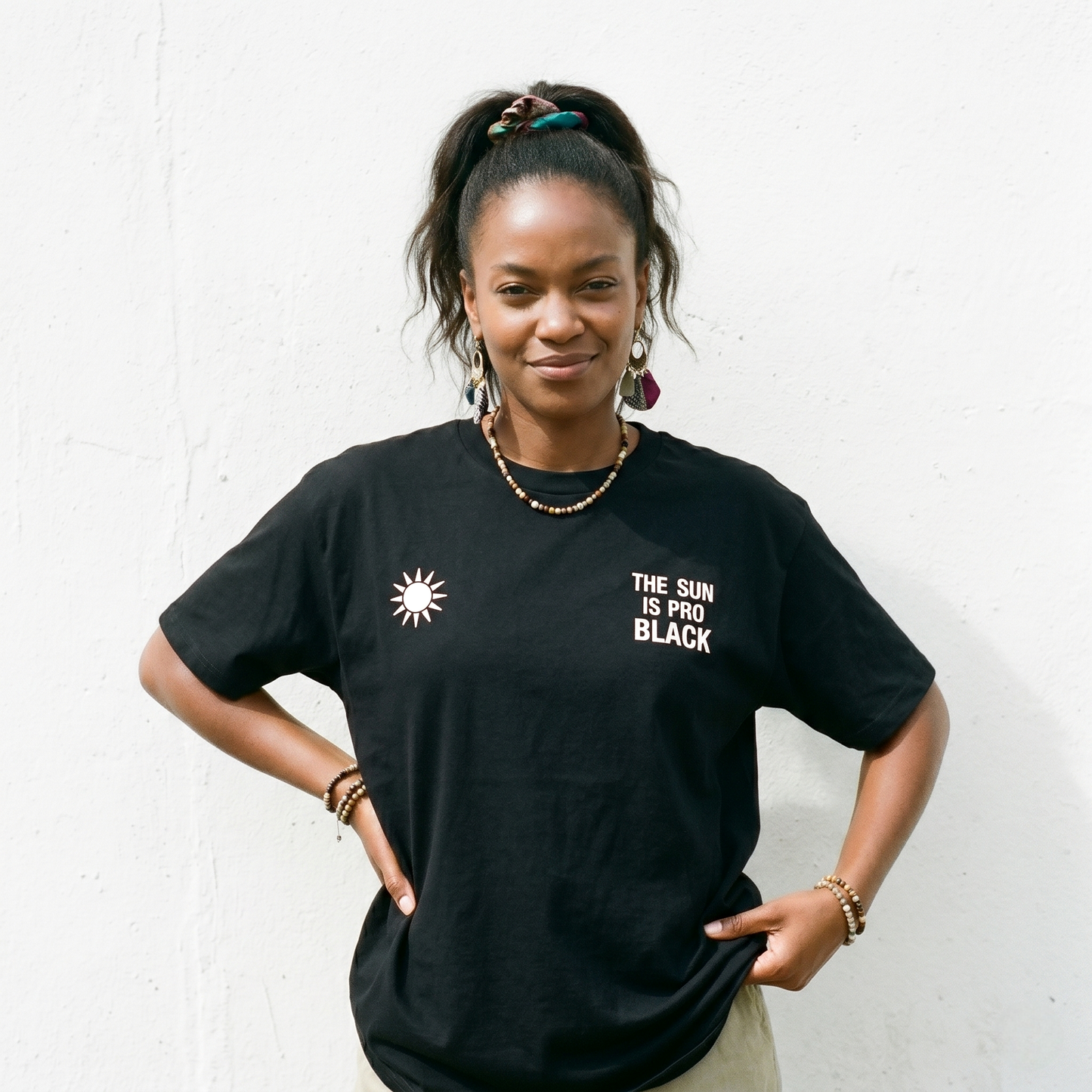 The Sun Is Pro Black Tee