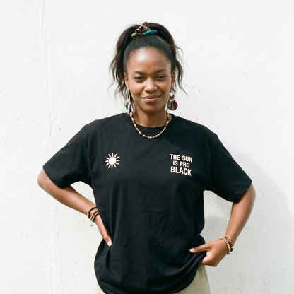 The Sun Is Pro Black Tee