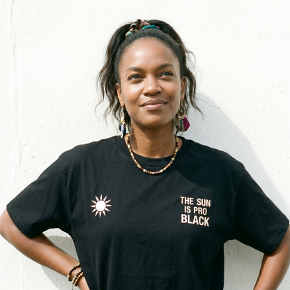 The Sun Is Pro Black Tee