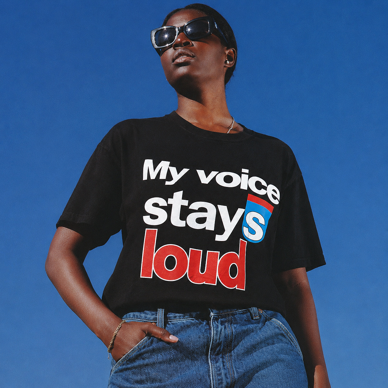 Voice Stays Loud Tee