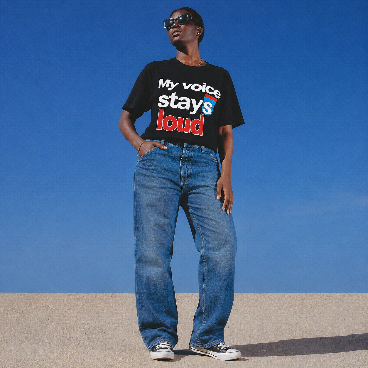 Voice Stays Loud Tee