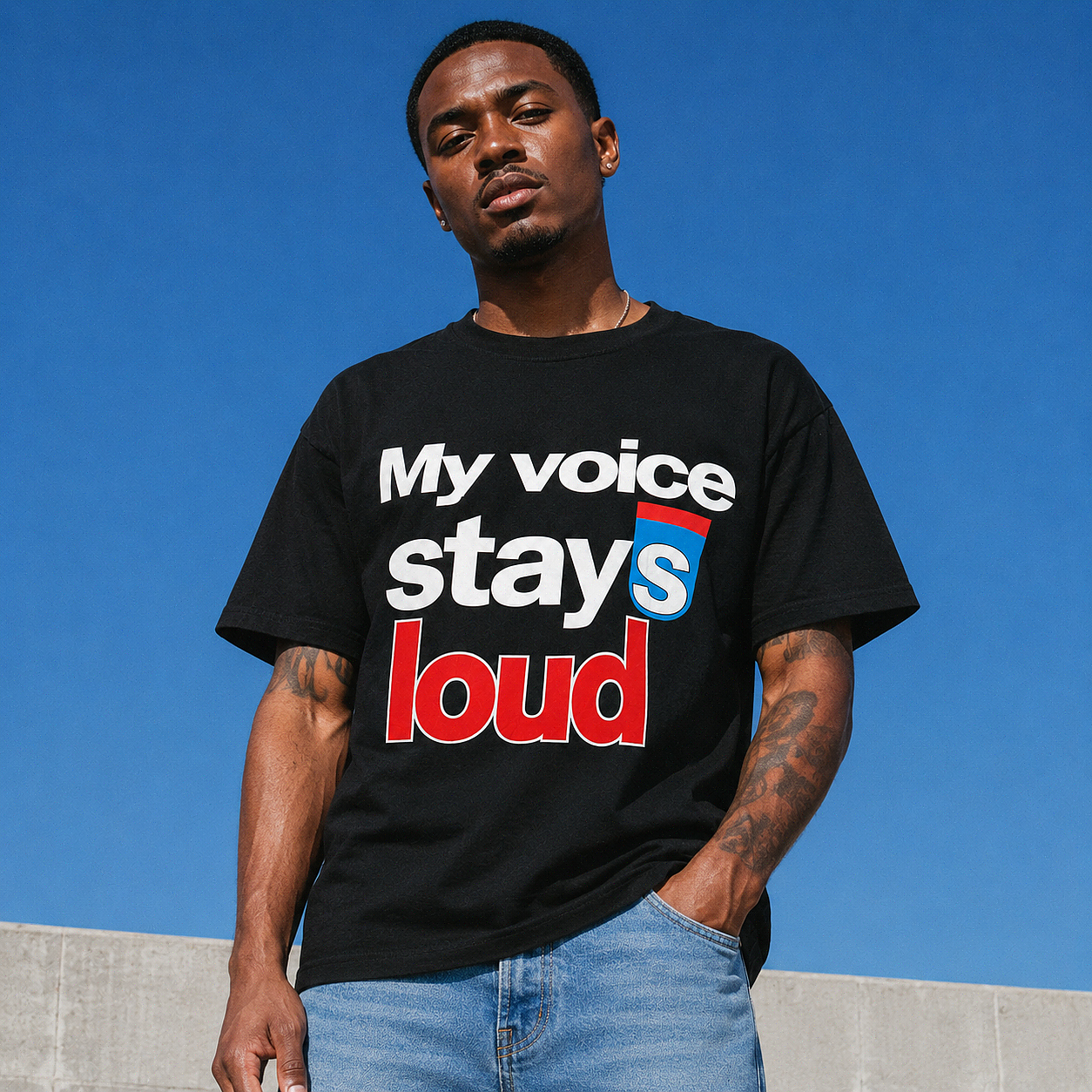 Voice Stays Loud Tee