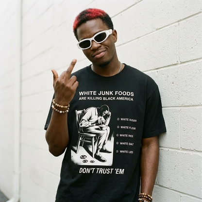 White Junk Foods Tee