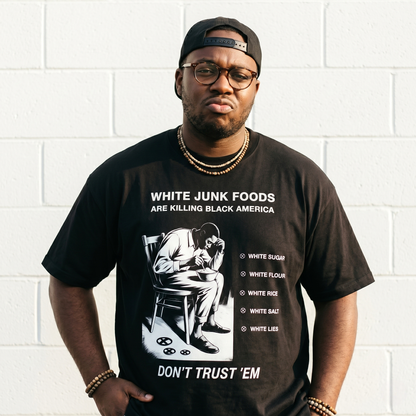 White Junk Foods Tee