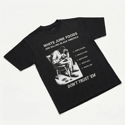 White Junk Foods Tee